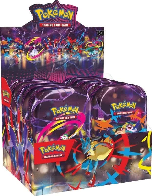 FlipForge | Pokémon TCG Mega Heroes Mini Assorted Display (box of 10) Tin