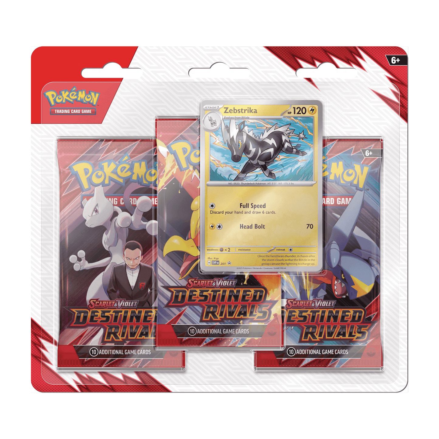 FlipForge | Pokémon TCG Scarlet & Violet 10 Des Ed Rivals 3 Pack Blister CDU (12) Tin