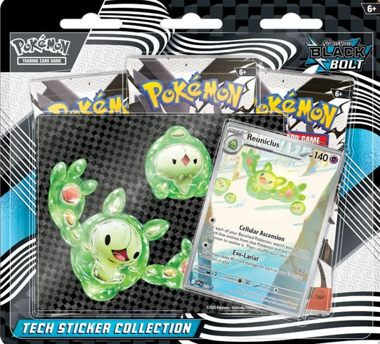 FlipForge | Pokémon TCG Scarlet & Violet 10.5 Black Bolt Tech Sticker Reuniclus Collection