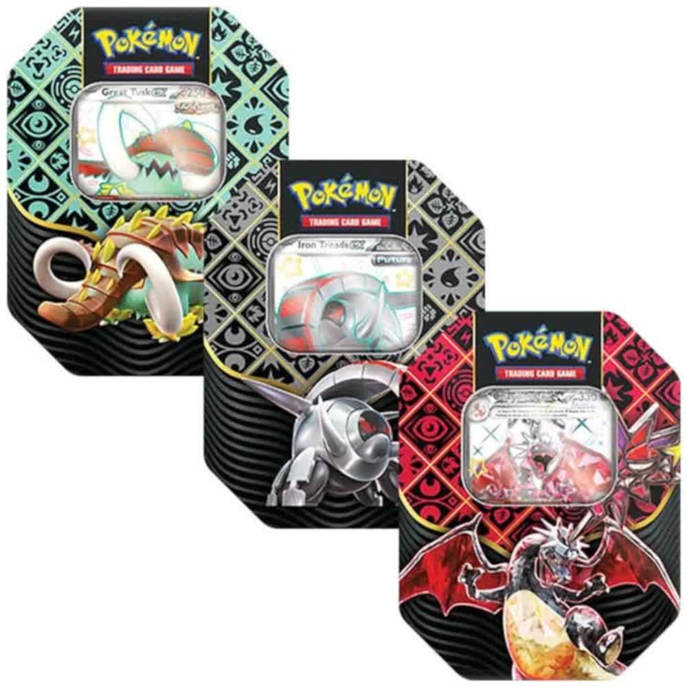 FlipForge | Pokémon TCG Scarlet & Violet 4.5 Paldean Fates 4 Pack Tin