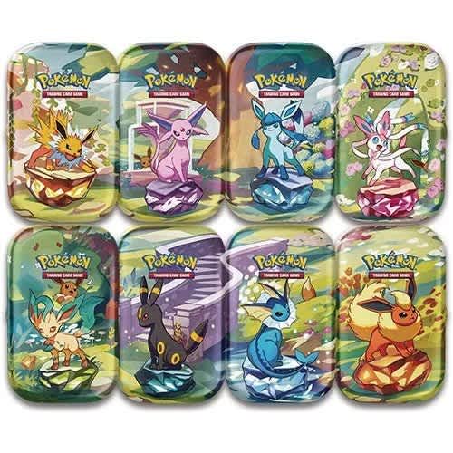 FlipForge | Pokémon TCG Scarlet & Violet 8.5 Prismatic Evolutions Mini Assorted CDU Tin