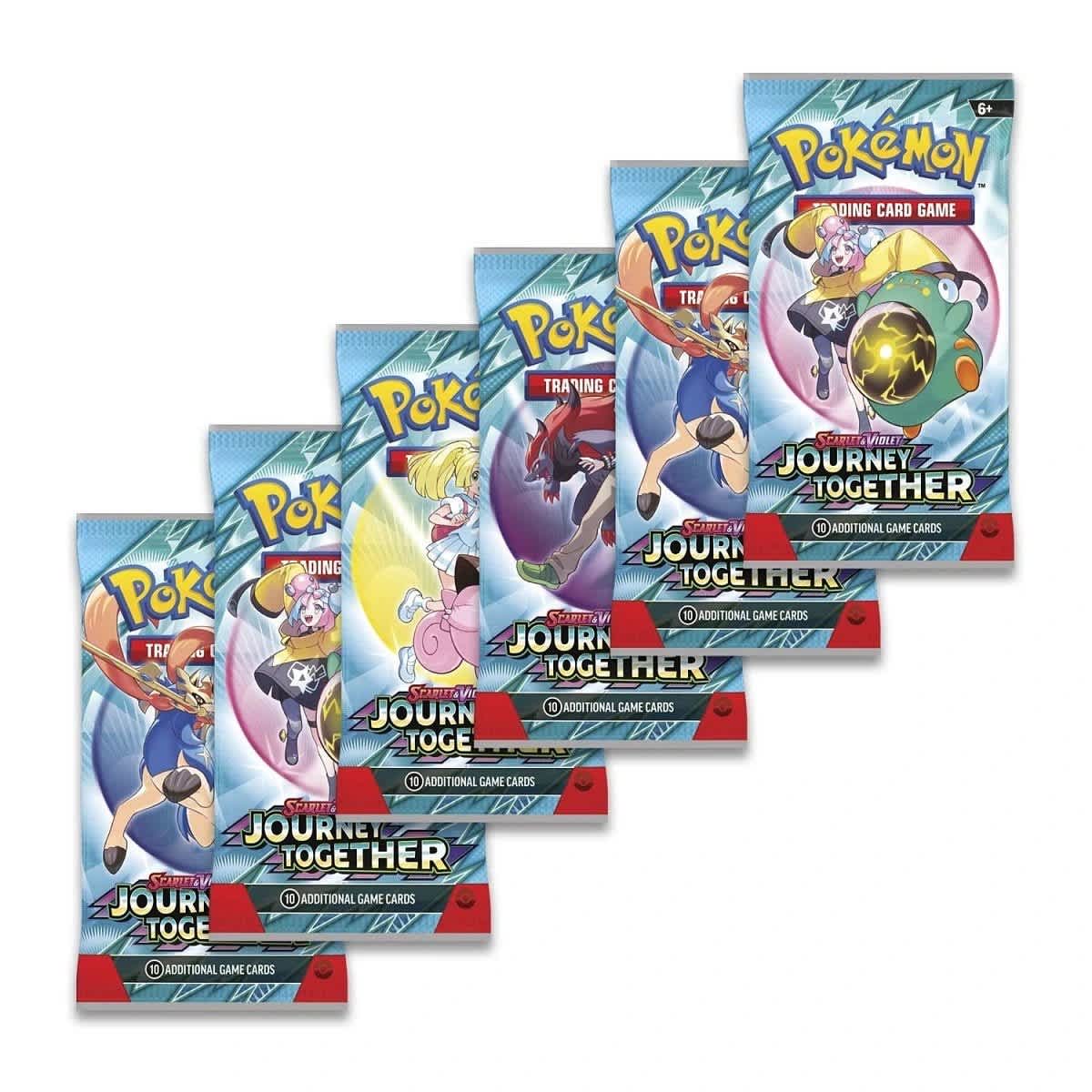 FlipForge | Pokémon TCG Scarlet & Violet Journey Together Booster (6 Packs) Bundle