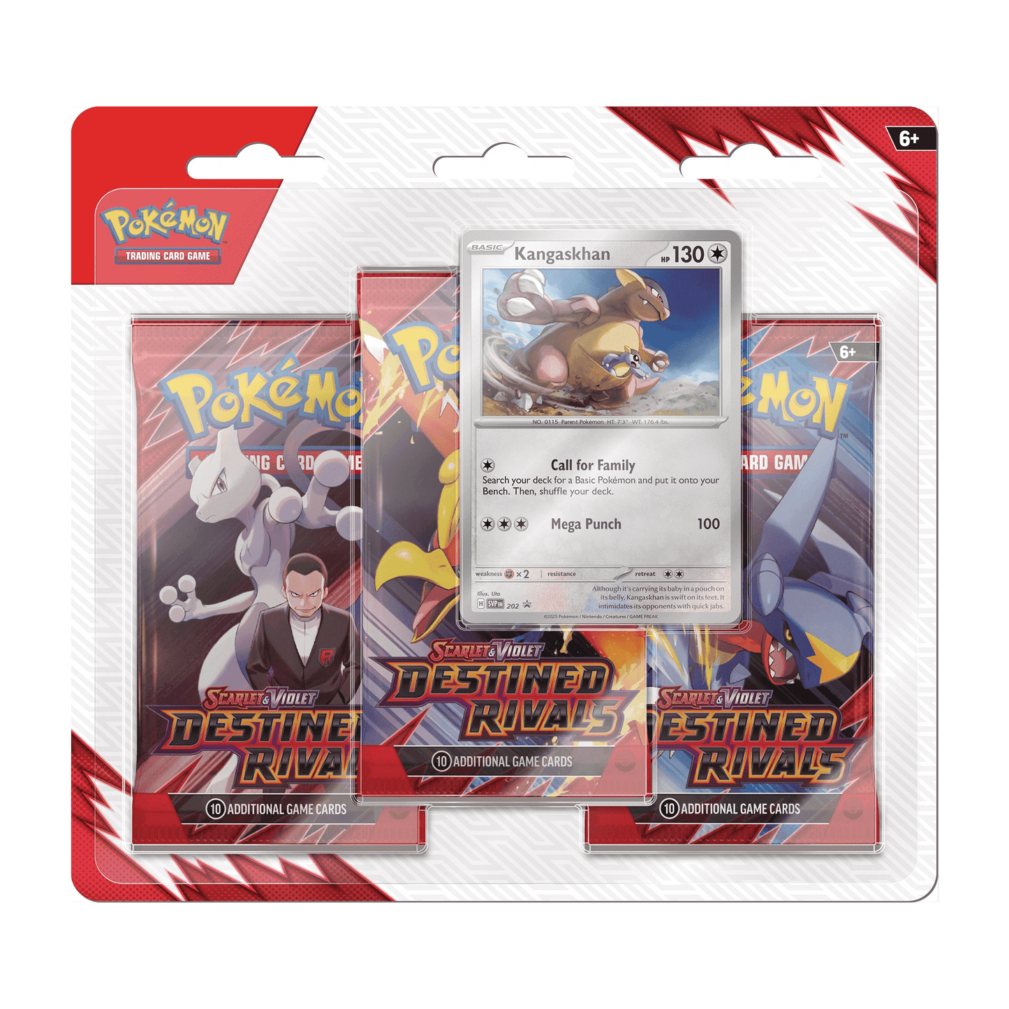 FlipForge | Pokémon TCG Scarlet & Violet 10 Des Ed Rivals 3 Pack Blister CDU (12) Tin