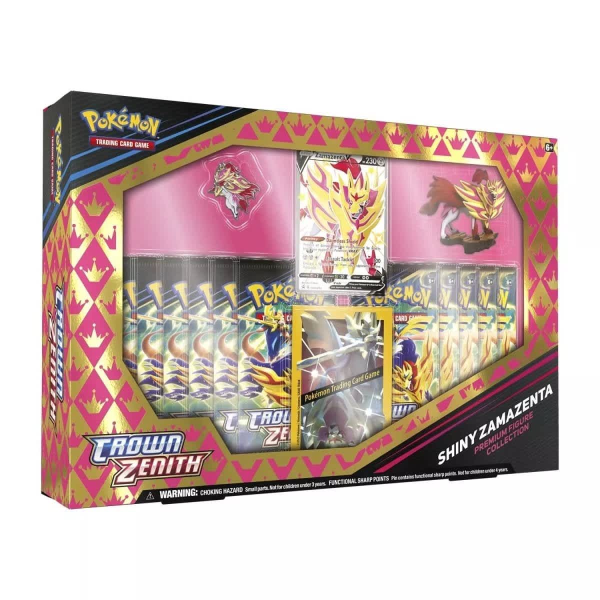 FlipForge | Pokémon TCG Crown Zenith Shiny Zacian & Zamazenta Premium Figure Collection